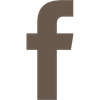 The Facebook logo in Armande Darcy brown.