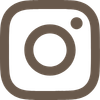 The Instagram logo in Armande Darcy brown.