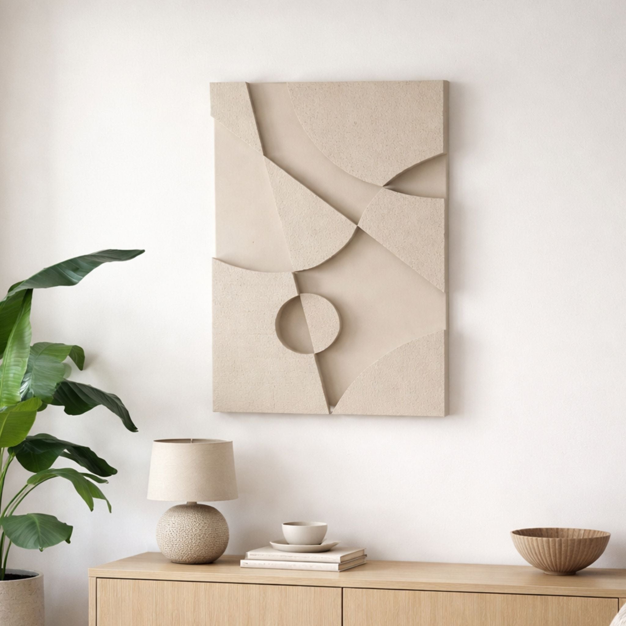 Handgefertigtes 3D-Leinwandbild Warrior A