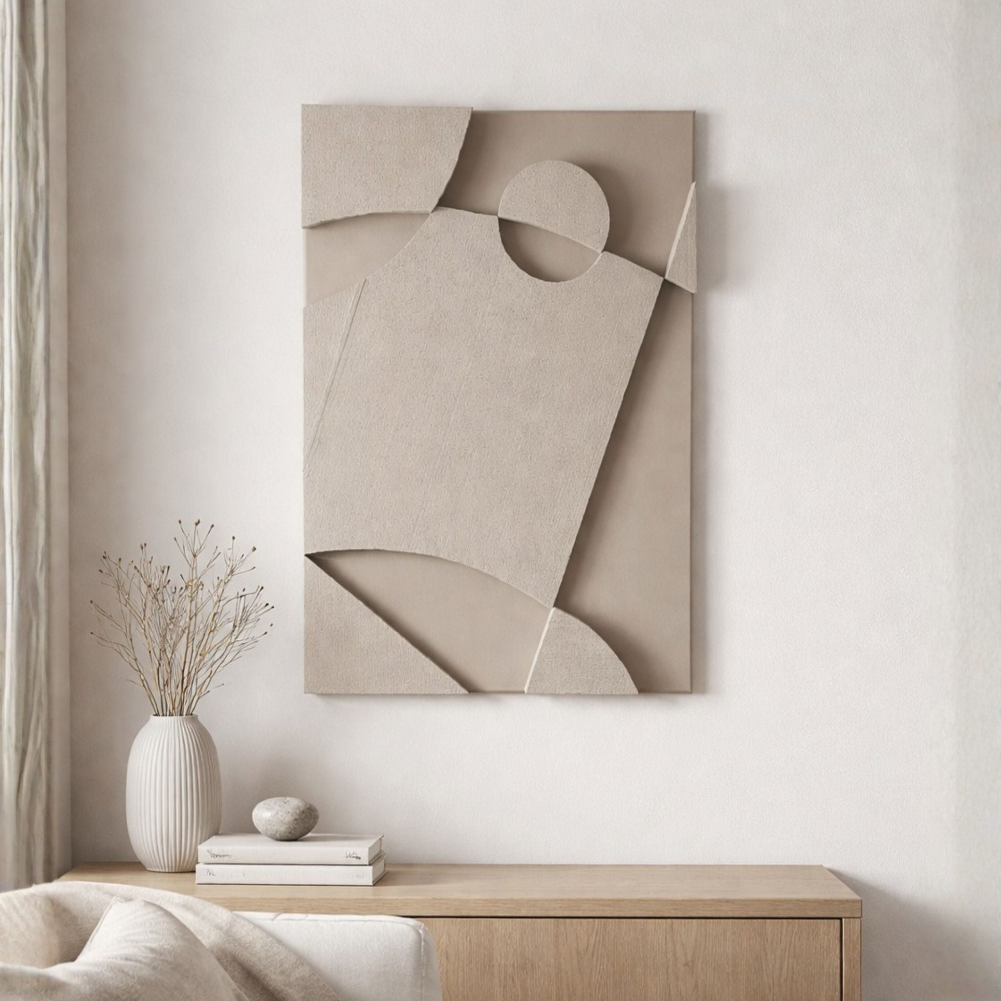 Handgefertigtes 3D-Leinwandbild Warrior B