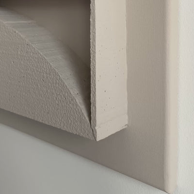 Close-up of an artwork from the Armande Darcy Karma Series, the real 3D depth and high-quality finishing clearly visible.